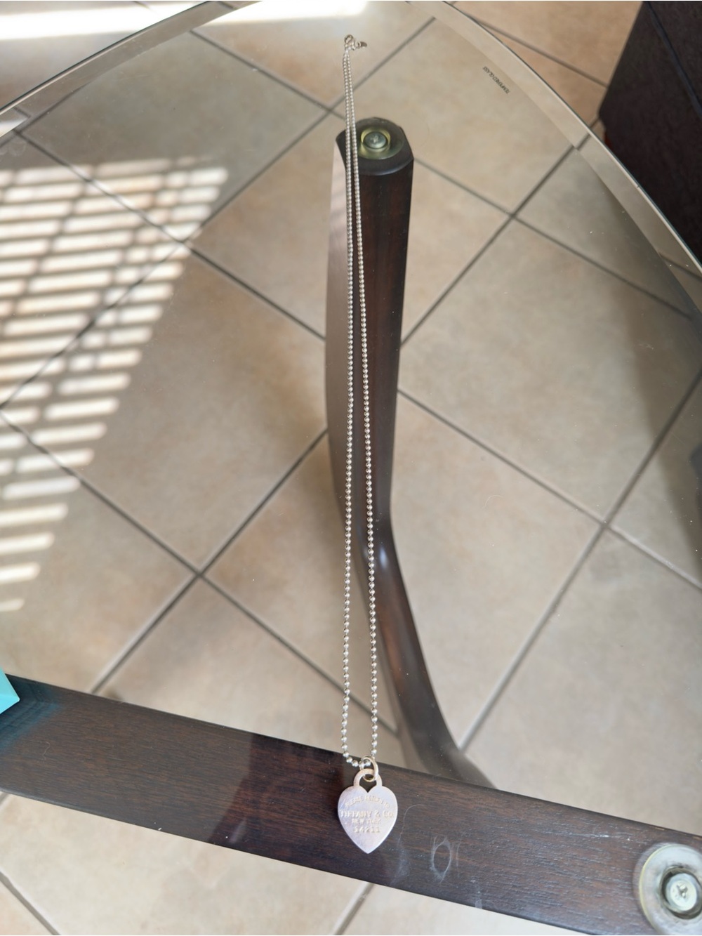 Tiffany & Co. Silver Heart Tag Necklace - Picture 5 of 5